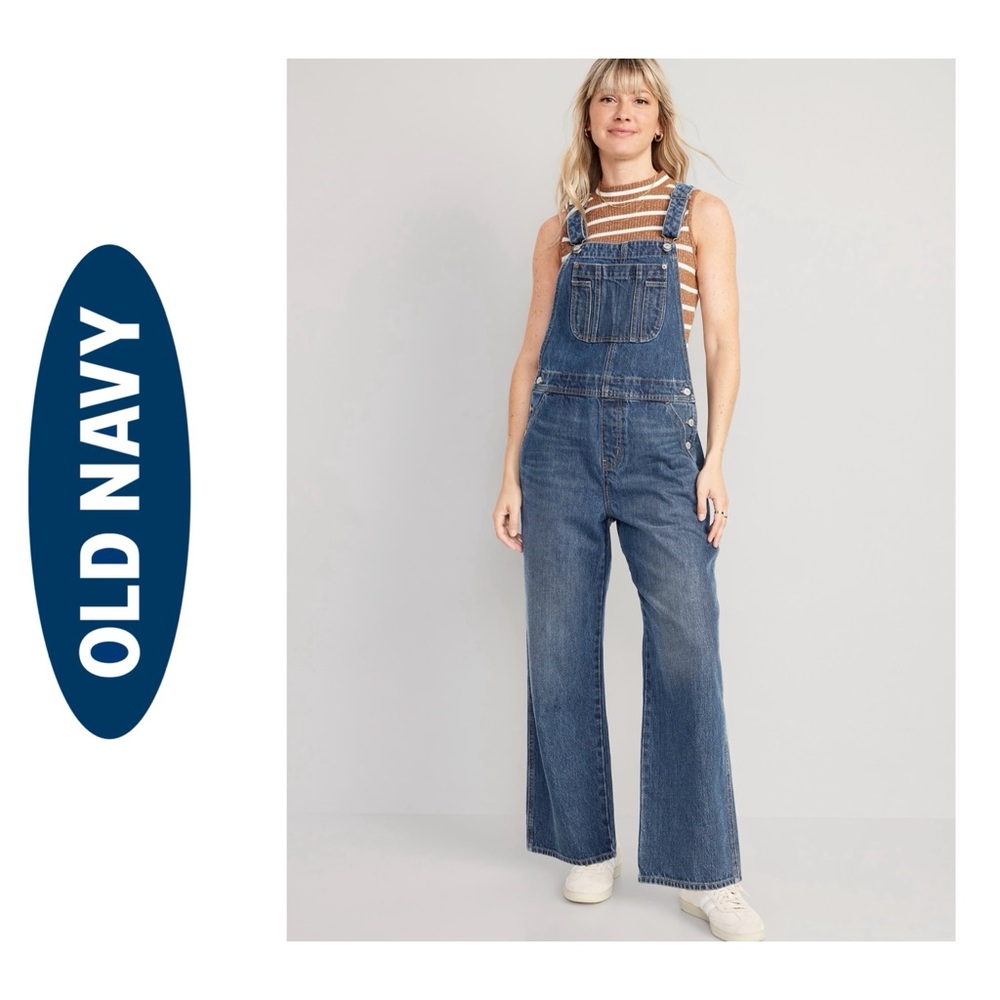 NWT Baggy Wide-Leg Old Navy Overalls Read Description for Details